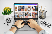 Instagram & Pinterest Canva Template, a Social Media Template by PaolaroiDesign (Thumbnail 7 of 8)