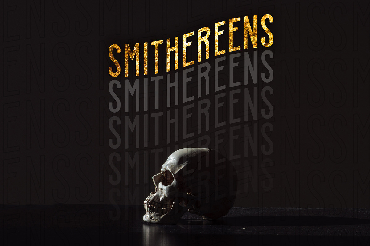 Smithereens, a Sans Serif Font by JoshuaRed Design (Photo 9 of 9)