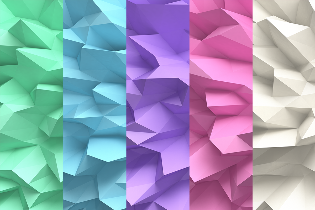 Pastel Polygon Backgrounds 10 items, a Texture Graphic by Michal Chovanec (Photo 3 of 4)