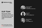T-Shirt Mock-Up Set, a Shirt Mockup by Freeman Studio (Thumbnail 11 of 14)
