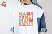 Retro Mama Mommy Mom Bruh SVG, a Graphic by Cherry.designs (Thumbnail 2 of 3)