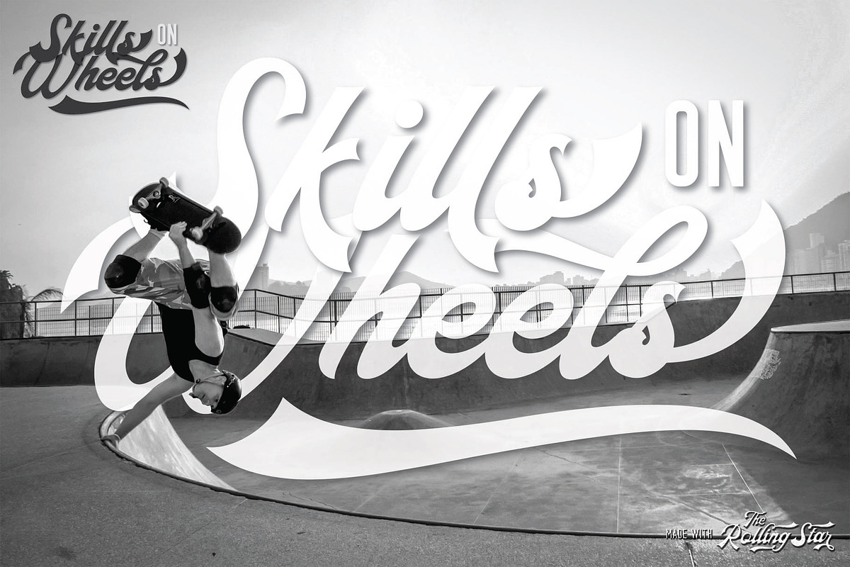 The Rollingstar - Stylish Bold Scrip, a Script Font by Almeera Std (Photo 7 of 11)