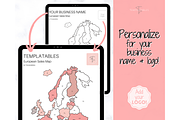 Europe Sales Map, EDITABLE Color In, a Stationery Template by Templatables (Thumbnail 3 of 10)