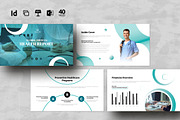 Medical Health Report Template, a Presentation Template by White Graphic (Thumbnail 1 of 11)