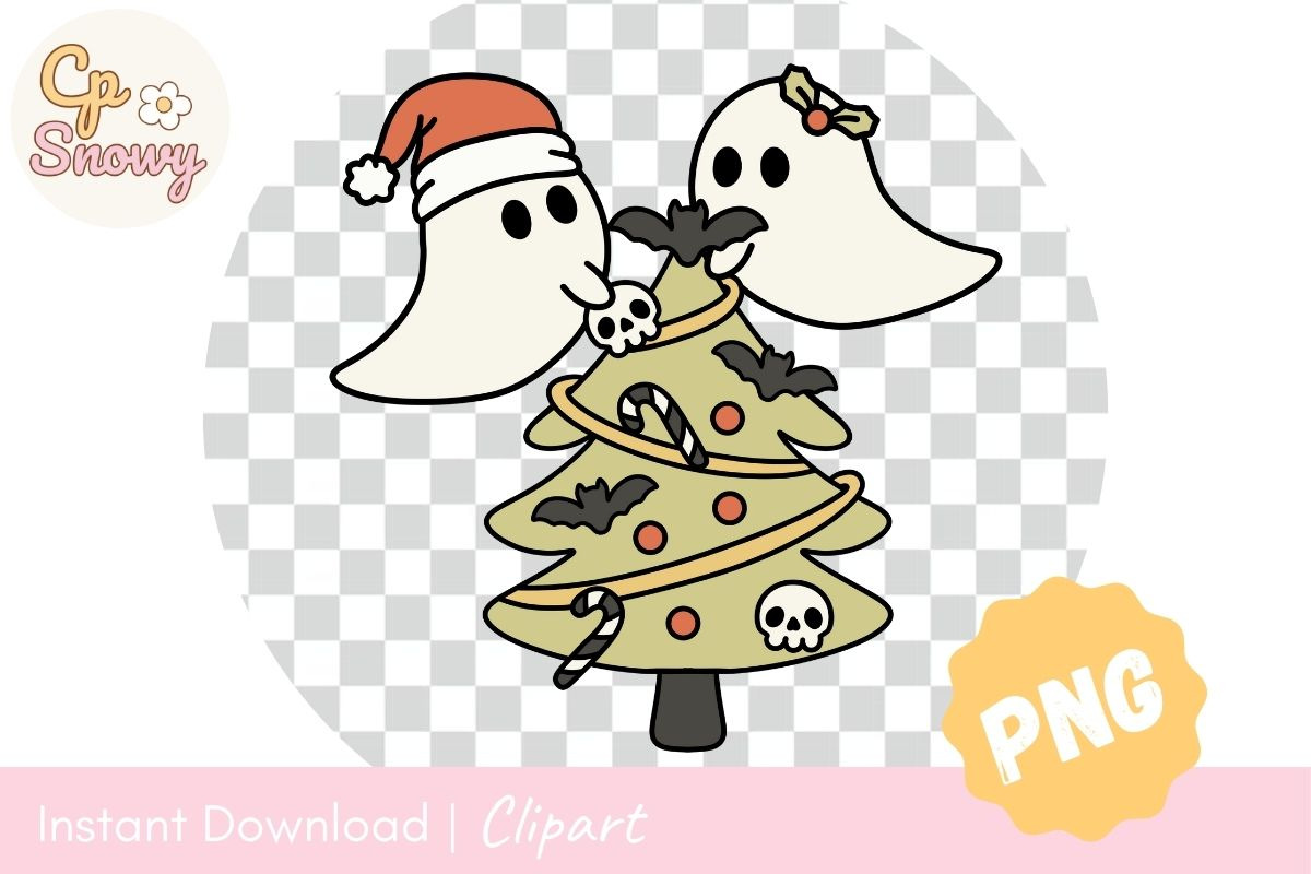 Spooky Cute Christmas Clipart, a Seasonal Illustration by CpSnowy (Photo 2 of 3)