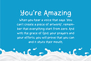Reymilk - Handwritten comic font, a Handwritten Font by Mightyfire (Thumbnail 2 of 3)