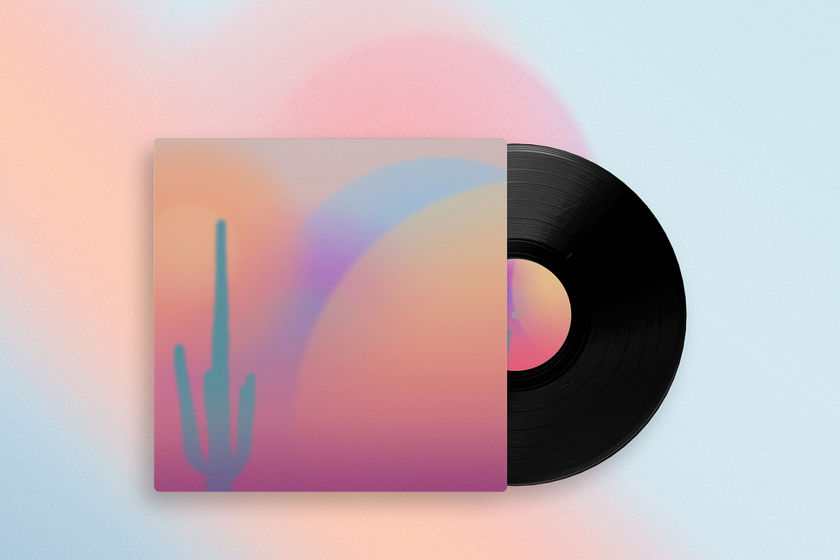 Grainy Gradient Texture PSD, a Texture Graphic by Vintage Digital Textures (Photo 2 of 9)
