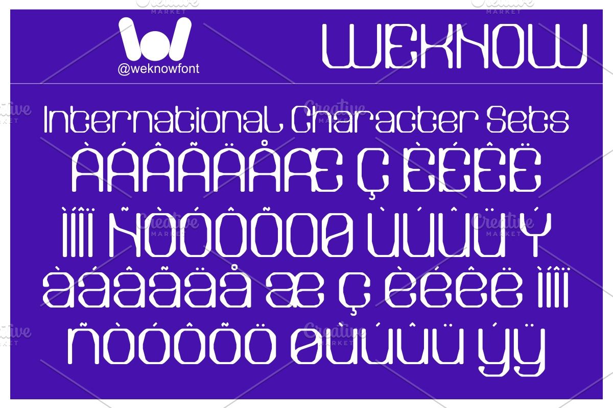 Electric Machine font, a Sans Serif Font by weknow (Photo 8 of 8)
