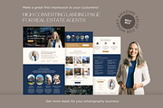 Canva Website Template Real Estate, a Landing Page Template by vectorocean (Thumbnail 6 of 11)