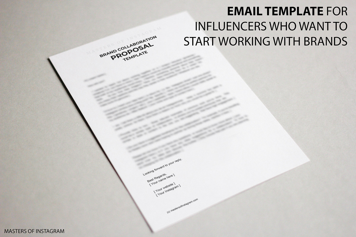 Instagram Email Outreach Template, an Email Template by Masters of ...