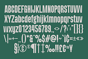 Boruino - Modern Condesed Font, a Sans Serif Font by MaikoHatta (Thumbnail 7 of 9)