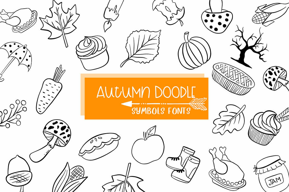 Autumn doodle | Symbols Fonts
