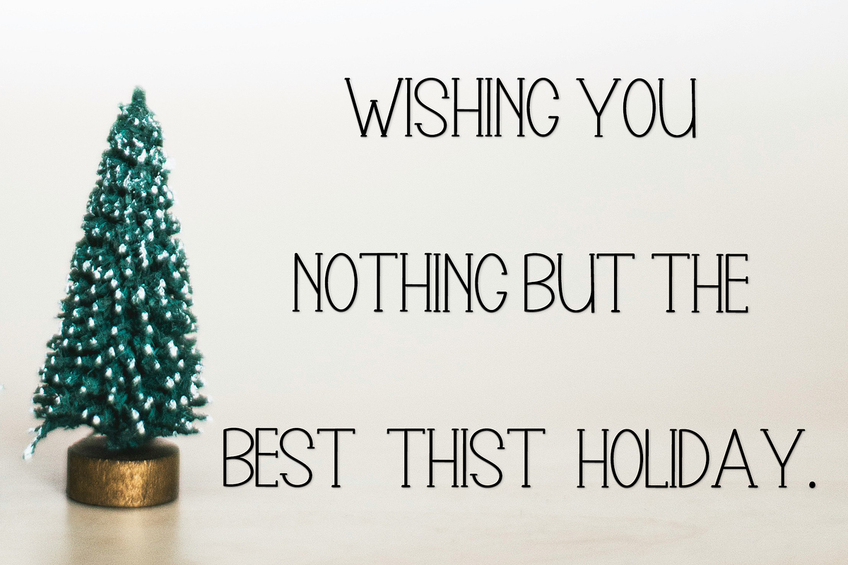 Weekday Christmas, a Serif Font by InermediaSTUDIO (Photo 7 of 7)