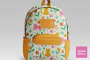 Floral Cats Patterns Collection, a Pattern Graphic by Yasmine Patterns (Thumbnail 5 of 8)