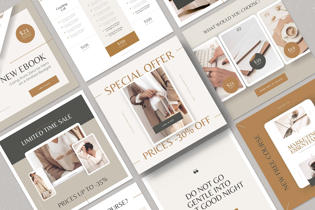 Elegant Social Media Marketing Pack, a Social Media Template by AndrewPixel (Photo 3 of 13)