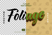 Foliage Text Effect Autumn Style, a Layer Style Add-On by Mockmenot (Thumbnail 2 of 2)