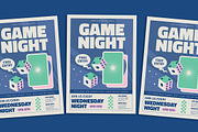 Game Night Flyer, a Flyer Template by Gumico Studio. (Thumbnail 1 of 3)