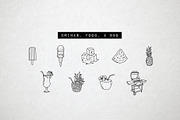 60 Summer Icons, Beach Icons Holiday, an Icon by Hatch Design Workshop (Thumbnail 7 of 10)