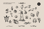 Summer Sea Textures & Illustrations, an Object Graphic by Elena Pimonova (Thumbnail 2 of 10)