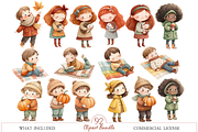 Whimsical Halloween Clipart, a Decorative Illustration by MockupWizard (Thumbnail 2 of 8)