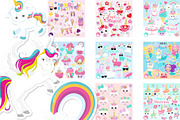 Mega Unicorn Graphics bundle, an Illustration by PrettyBundles (Thumbnail 2 of 5)