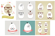 Hipster easter!, an Illustration by Wiktory (Thumbnail 1 of 3)