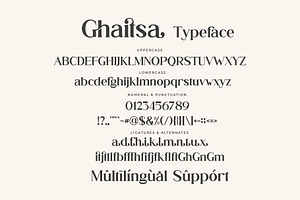 Ghaitsa - Stylish Ligature Font