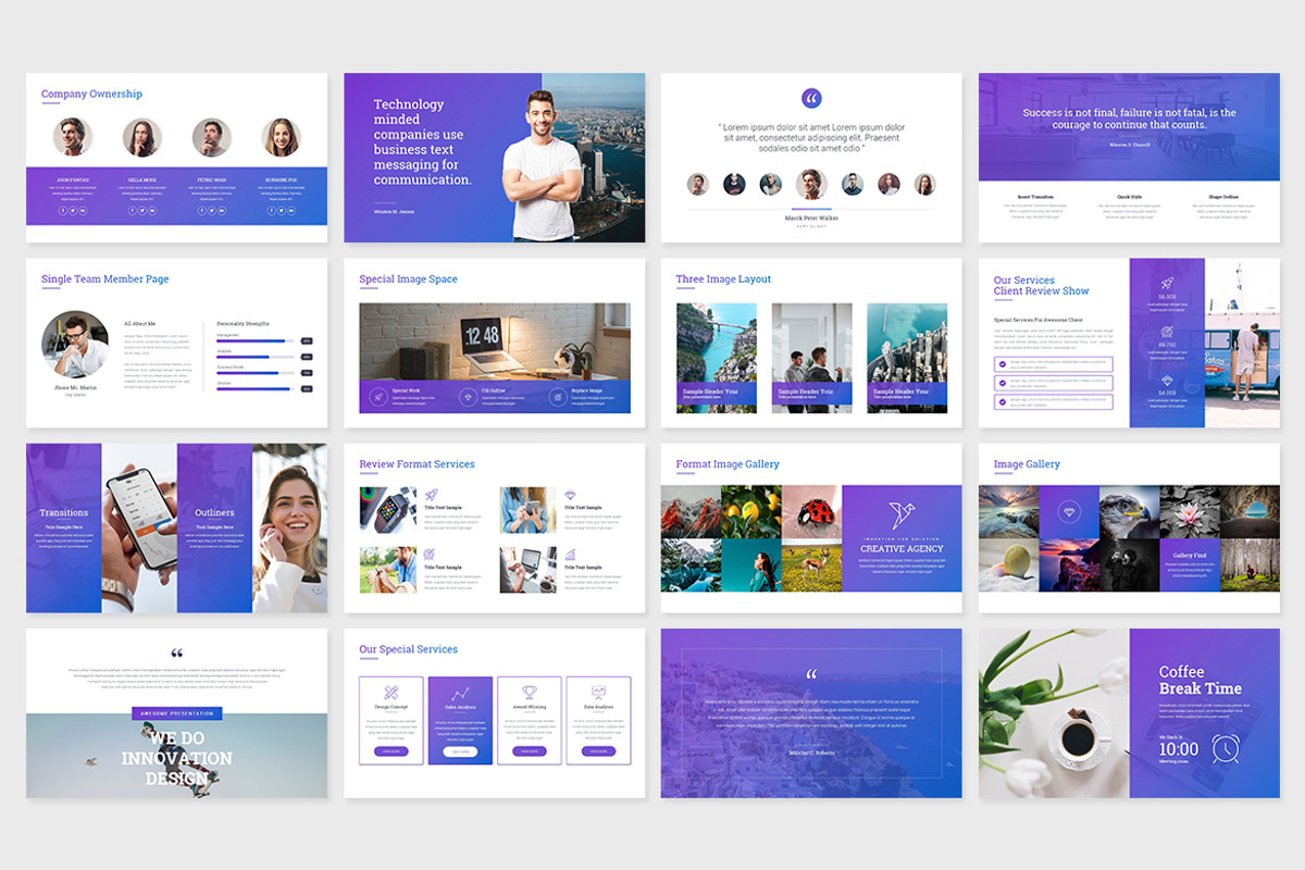 Vero Powerpoint Template Design, a Presentation Template by Rocketstill (Photo 6 of 9)