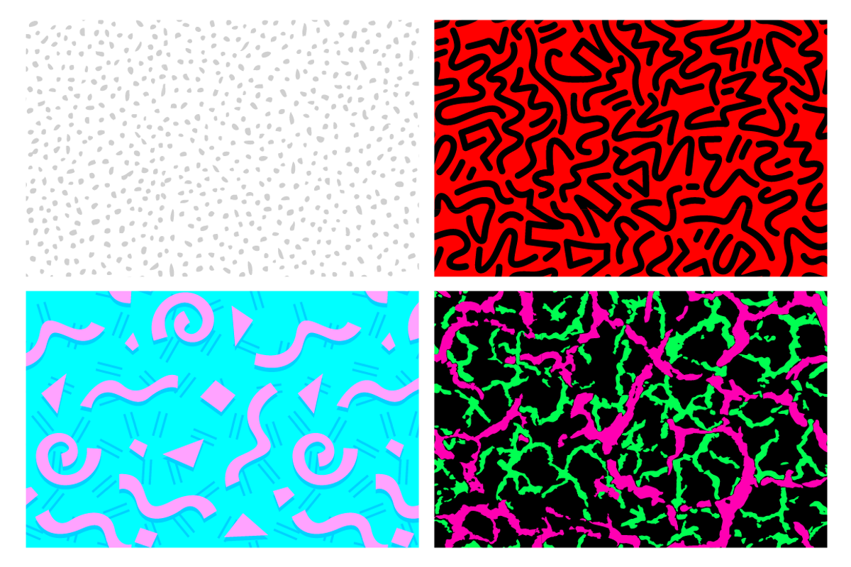 80's Fever - 24 Patterns!, a Pattern Graphic by fontalicious (Photo 6 of 9)