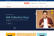 Bolli Multipurpose Fashion Template, a Bootstrap Template by techboot (Thumbnail 3 of 6)