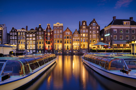 Damrak, Amsterdam, Netherlands, an Architecture Photo by Landscape and travel