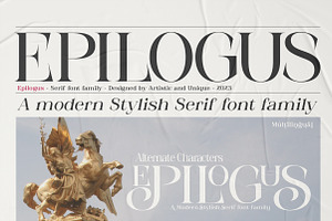 Epilogus - Serif Font Family