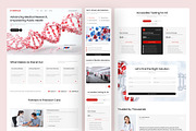 Laboratory Landing Page Figma, an UI Kit Template by peterdraw (Thumbnail 2 of 3)