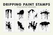 20 Dripping Paint Photoshop Brushes, a Brush Add-On by AB-TheDesigner (Thumbnail 4 of 4)