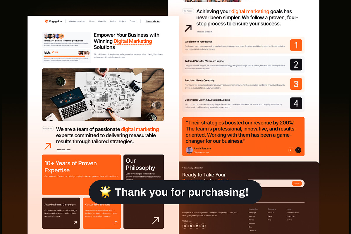 Digital Marketing Landing Page preview 6