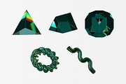 Holographic Glass 3D Icon Set, an Object 3D Model by Eklip Studio (Thumbnail 3 of 3)