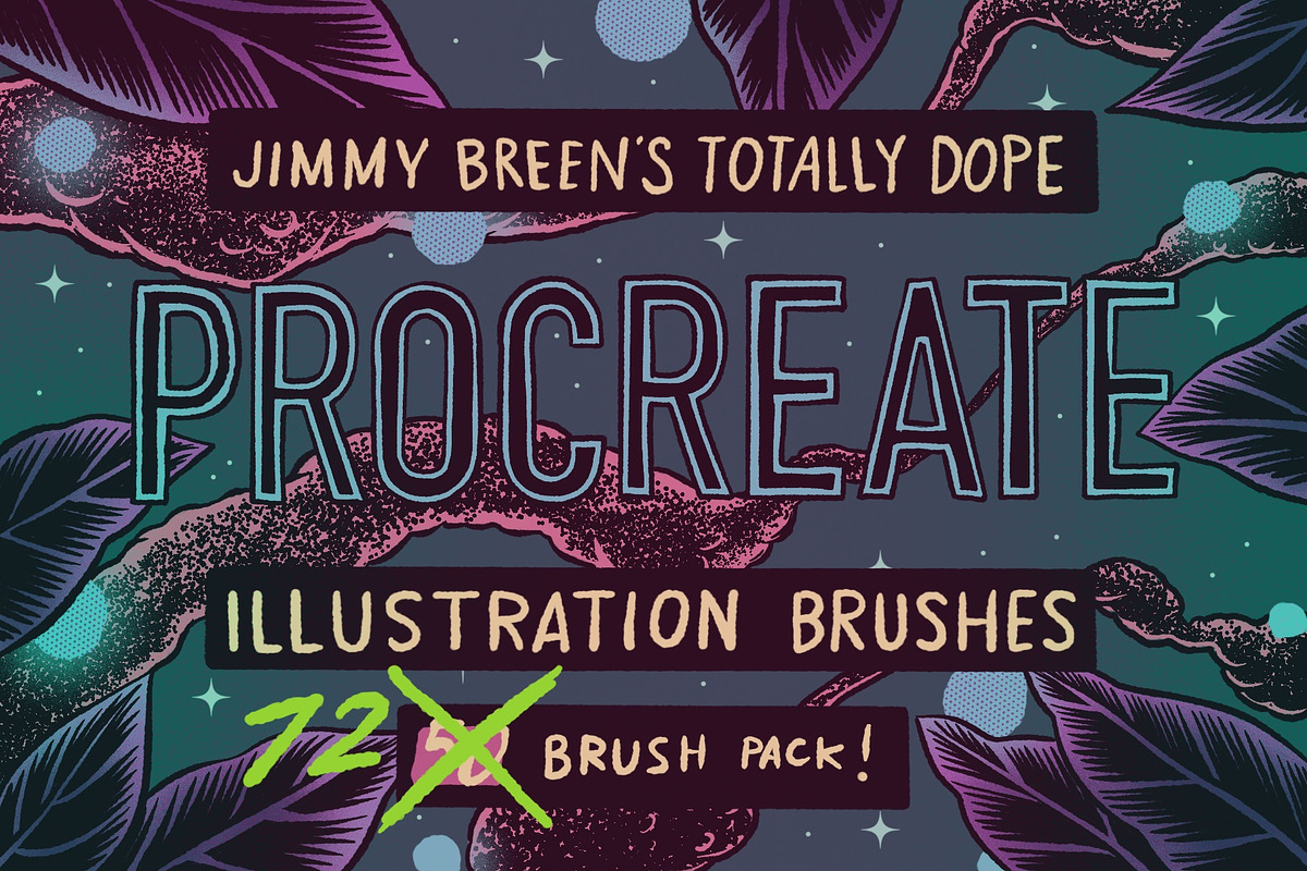 Totally Dope Brushes for Procreate, a Brush Add-On by JIMMY BREEN (Photo 1 of 4)