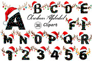 Christmas Alphabet Png Clipart, an Illustration by Creative Art (Thumbnail 1 of 10)
