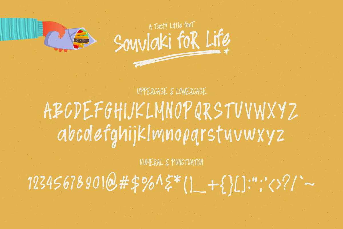 Souvlaki for life, a Font by George Bourle (Photo 8 of 8)