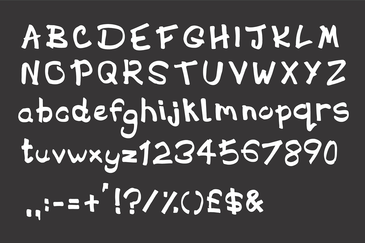 Sketchmate Typeface preview 2