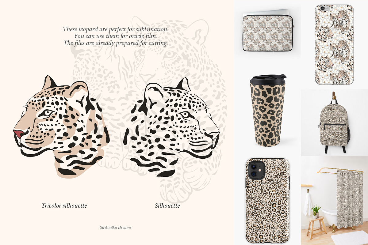 African leopard, an Animal Illustration by Siriliadka Dreams (Photo 5 of 6)