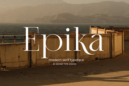 NT Epika, a Serif Font by nevsky.type