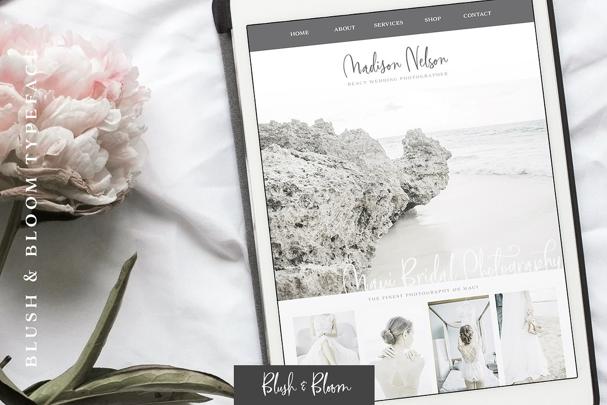 Blush & Bloom Signature Type preview 6