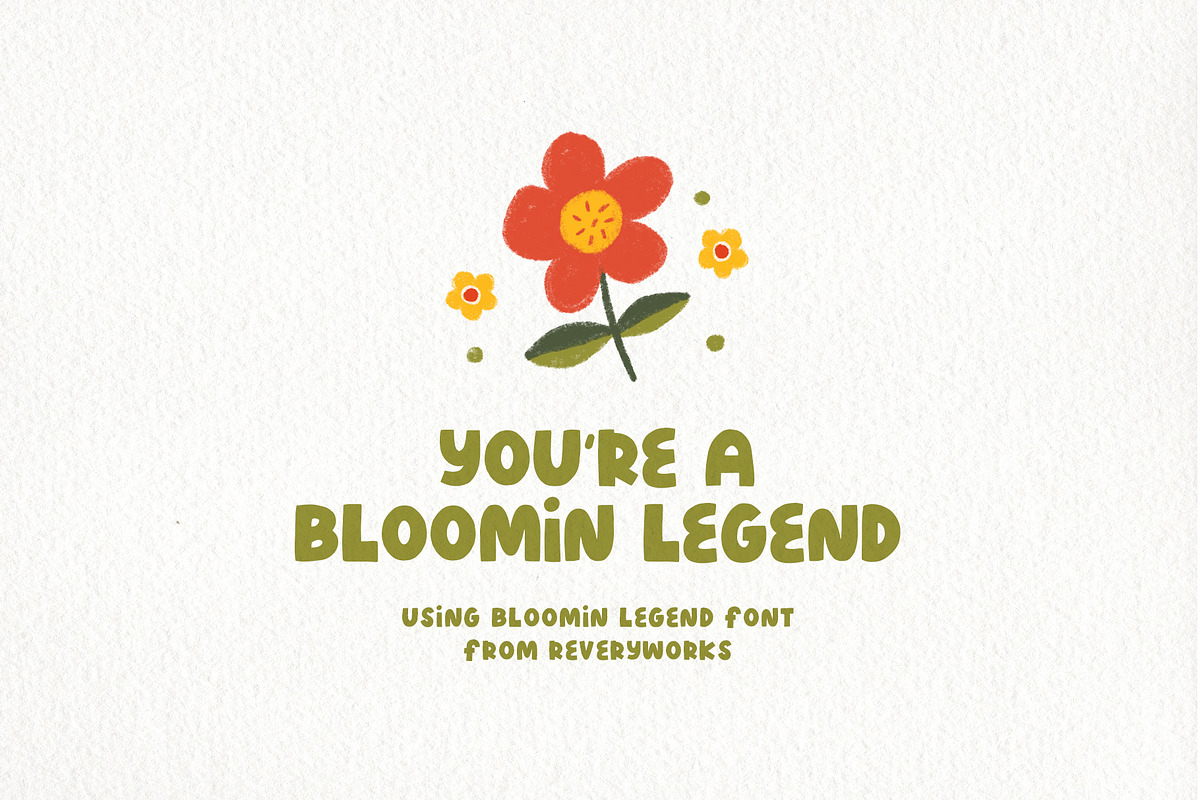 Blooming Legend Layered Font, a Font by ReveryWorks (Photo 8 of 12)