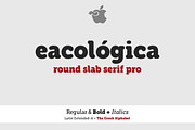 Eacológica round slab serif, a Slab Serif Font by deFharo (Thumbnail 1 of 7)