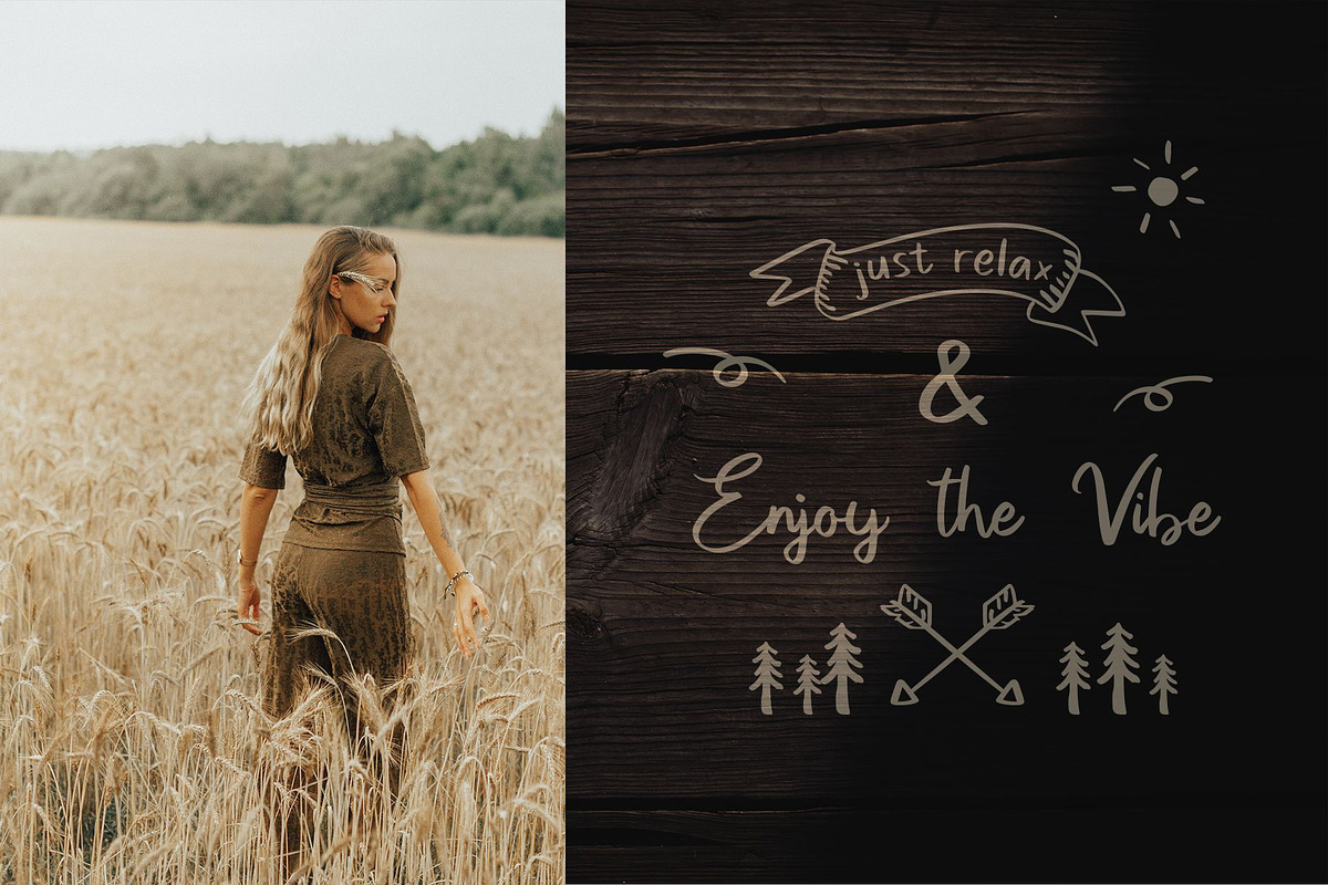 Sweet Buttermilk - Font Duo + Bonus, a Script Font by Craft Supply Co. (Photo 10 of 12)
