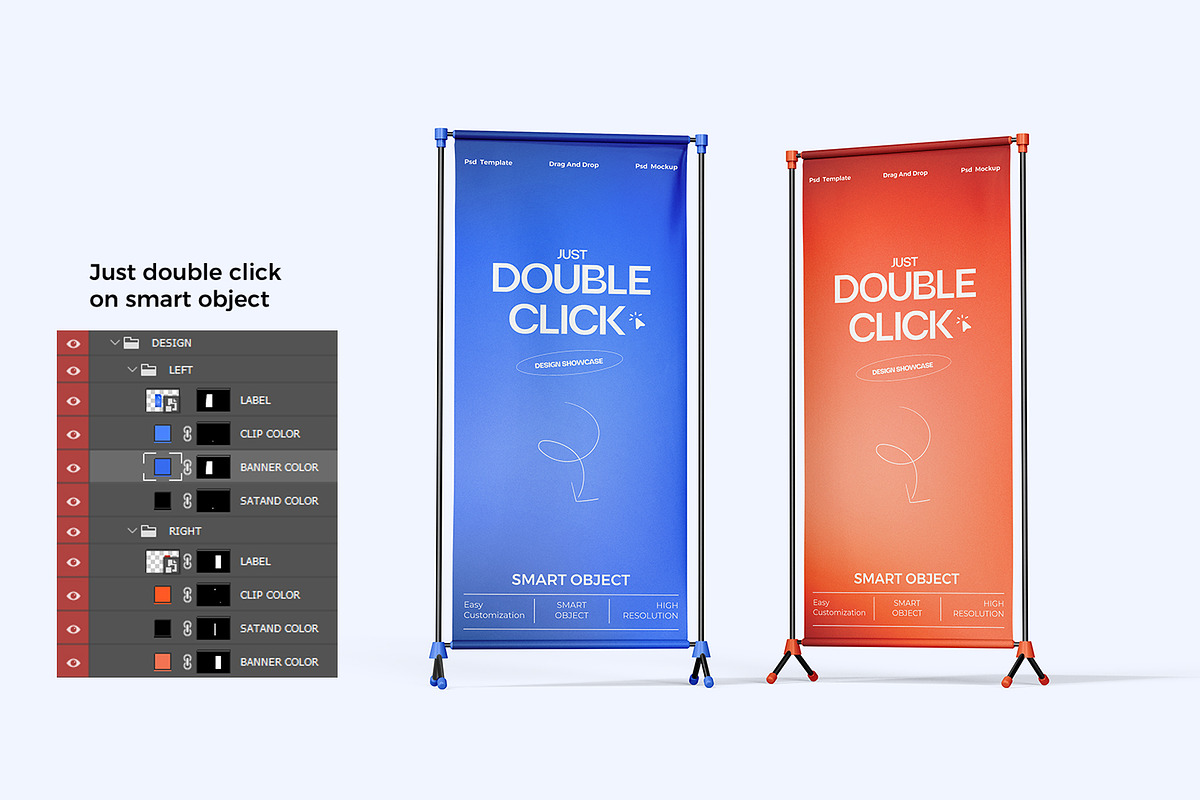 Advertising Stand Banner Mockup, an Advertising Mockup by Ram Studio LLC (Photo 6 of 8)