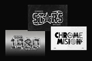Chrome Metallic Text Effect, a Layer Style Add-On by Matsero (Thumbnail 2 of 4)