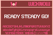 Synthetic Rhythm font, a Font by weknow (Thumbnail 4 of 8)