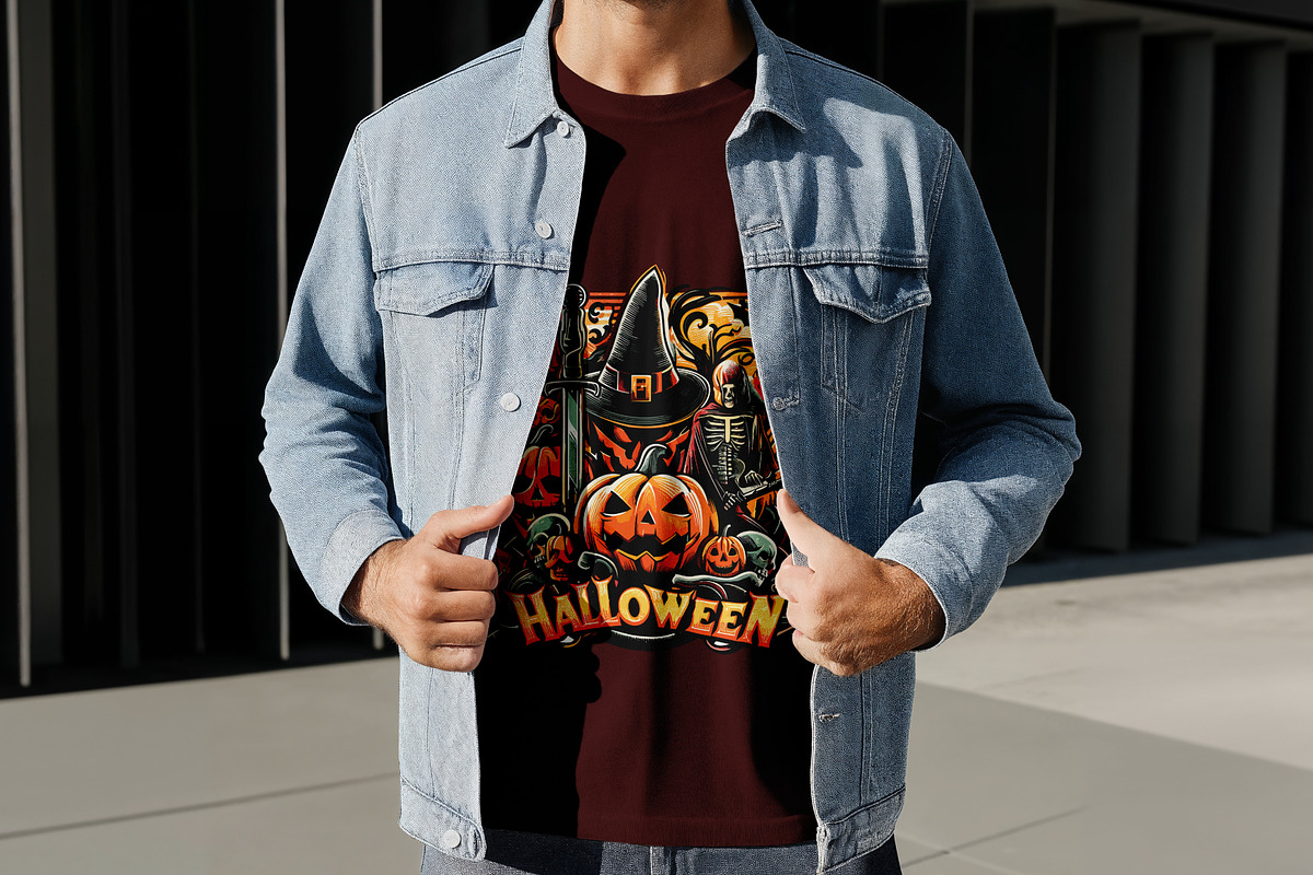 Boo Halloween Shirt Design, a Graphic by Vector Portal (Photo 3 of 5)